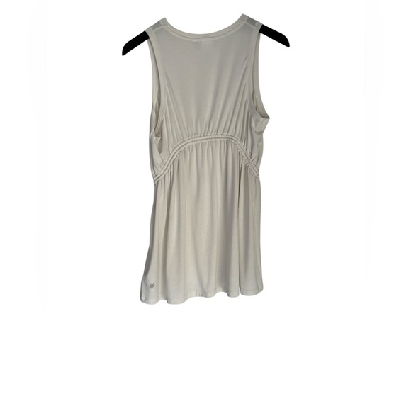 Athleta Sleeveless Mini Dress Size Large Cream - Picture 4 of 6